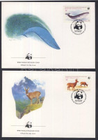 1984 WWF: Amerikai tapír sor Mi 1066-1069 4 db FDC-n
