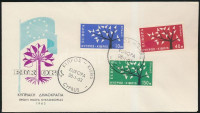 1963 Europa CEPT sor FDC-n Mi 215-217