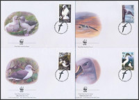 2003 WWF Albatrosz sor 4 db FDC-n Mi 357-360