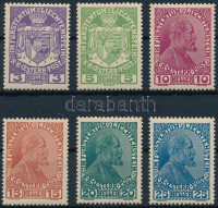 1917 Forgalmi sor Mi 4-9