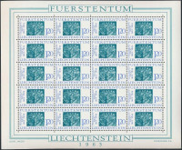 1965 Ferdinand Nigg grafikái kisívsor Mi 455-457