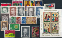 1968-1970 21 klf bélyeg + 1 blokk