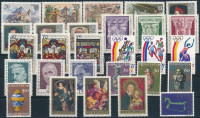 Liechtenstein 1972 - 1976 28 db bélyeg, közte sorok