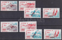1988 Nyári olimpia fogazott és vágott sor Mi 555-558