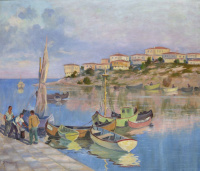 Szemenyei Ferenc (1894-1990): Mediterrán tengerpart