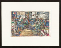 FRANZ VON ZUELOW* (Vienna 1883 - 1963 Vienna): Refectory, 1922