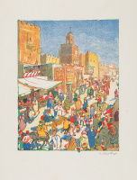 OSKAR LASKE (Czernowitz 1874 - 1951 Vienna): Tunis