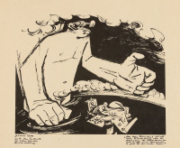 EDUARD GAERTNER* (Bubenitsch near Prague 1890 - 1966 Vienna): Portfolio of 12 lithographs  Zur und gegen die Zeit