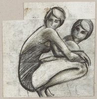 WILHELM JARUSKA* (Vienna 1916 - 2008 Vienna): Two women in swimsuit