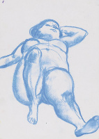 WILHELM JARUSKA* (Vienna 1916 - 2008 Vienna): Reclining nude