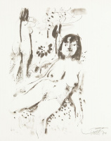 HANS KNESL* (Bad Pirawarth 1905 - 1971 Vienna): Portfolio of 6 lithographs, 1970