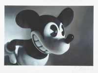 GOTTFRIED HELNWEIN* (born 1948 in Vienna): Mickey Mouse