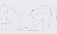MONIKA VERHOEVEN* (born 1941 in Graz): Bundle of three nude sketches