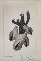 Jakovits József (1909-1994): Last Breath (Revolutionary series, sheet IX.), 1956