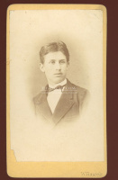 SELMECBÁNYA 1865-70. Rautek: férfi, ritka visit fotó