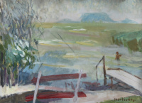 Szentiványi Lajos (1909-1973): Lake Balaton, 1961