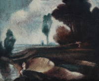 Martyn Ferenc (1899-1986): Faun and the Nymph
