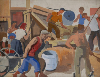 Gábor Jenő (1893-1968): Construction Workers