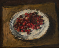 Basch Andor (1885-1944): Still Life with Cherries, 1941