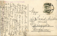 1929 Hallstatt, Beinhaus / Charnel House, skulls. photo