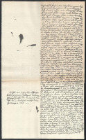cca 1900 Az Országgyűlési Tudósítások 20. száma, Kossuth Lajos kézirata (facsimile), a Magyar Nemzet Története melléklete, kétoldalas, 41x25 cm