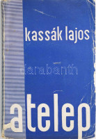 Kassák Lajos: A telep. Új Magyar Regény. Bp.,(1933),Pantheon. Első kiadás, 248 p. Kiadói papírkötés, szakadt, kopott borítóval.