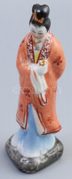 Kínai porcelán figura, jelzett, kézzel festett, m: 15,5 cm