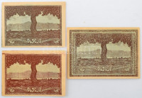 Ausztria / Krummnussbaum 1920. 20h (2xklf) + 50h szükségpénz T:AU, enyhe vágáshibaAustria / Krummnussbaum 1920. 20 Heller (2xdiff) + 50 Heller necessity money (notgeld) C:AU, slightly cutting error