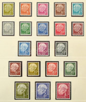 NSZK 1949-1969 Kifogástalan postatiszta luxus gyűjtemény Safe dual albumban, a Postakürt sor Schlegel vizsgálójellel / FRG luxury collection in Safe dual album, Posthorn set signed Schlegel (Mi EUR ~5.000.-)