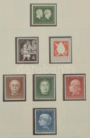 NSZK 1949-1969 Kifogástalan postatiszta luxus gyűjtemény Safe dual albumban, a Postakürt sor Schlegel vizsgálójellel / FRG luxury collection in Safe dual album, Posthorn set signed Schlegel (Mi EUR ~5.000.-)