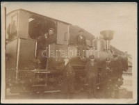 cca 1910 Mozdonyfotó 9x12 cm
