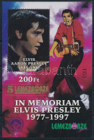 1997 5 éves a lemezbörze felülnyomott Elvis Presley emlékív