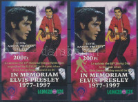 1997 Elvis Presley felülnyomott emlékívpár. Nagyon ritka!