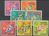 1967 Montreali világkiállítás vágott sor Mi 578-584