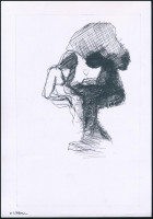 H. N. Mira, Halmosi Mária (1945-2008): Presszóban. Nyomat, papír. Hátoldalán hagyatéki pecséttel jelzett és számozott (9/50). 26x17 cm