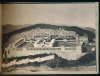 Budapest, Bibliai Múzeum (a borítón és a belső lapon kézzel átírva Miskolcra), képeslapfüzet 12 bibliai témájú lappal / Bible Museum, postcard booklet with 12 pages
