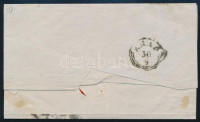 ~1855 6kr MP III kis lemezhibával levélen GROSSWARDEIN - Arad