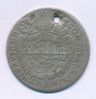 Német Államok / Breslau 1694LPH 15kr Ag Ferenc Lajos pfalz?neuburgi herceg (6,05g) T:VF, lyukasztottGerman States / Breslau 1694LPH 15 Kreuzer Ag Franz Ludwig von Pfalz-Neuburg (6,05g) C:VF, holedKrause KM#183