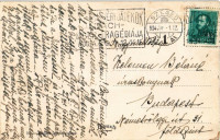 1934 Szeged, Fogadalmi templom + SZABADTÉRI JÁTÉKOK MADÁCH - AZ EMBER TRAGÉDIÁJA AUG. 4. 5. 6. 11. 12. 14. 15. So. Stpl (r)