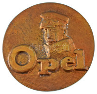 2001. 10 éves az Opel Magyarországon bronz emlékérem (53mm) T:UNC,AU