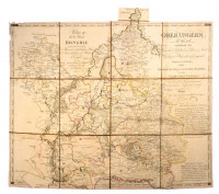 1803 - Magyarország és Erdély Ritka rézmetszetű határszínezett térképe ( Szabolcs, Heves, Bihar, Arad, Csanád, Békés és Csongrád vármegye). Felső-Magyarország négyrészes térképsorozatának második darabja. Középen Nagyvárad