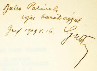 Kövér, Gustave: Histoire d'une trahison. Le calvaire des minorités nationales et la Societé des Nations. A szerző, Kövér Gusztáv (1898-1978) országgyűlési képviselő, mérnök, pilóta, földbirtokos által DEDIKÁLT példány. Genéve