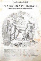 [Folyóirat] Rendkívüli melléklet a Vasárnapi Ujság 1867. június 9-i számához [I. Ferenc József magyar királlyá koronázása alkalmából kiadott különszám.](Pest, 1867). (Heckenast Gusztáv ny.) [4] p. Folio.Heckenast Gusztáv lapja,