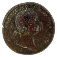 Római Birodalom 101-102 / Traianus / Róma Sestertius bronz (25,03g) T:VF Roman Empire 101-102 / Trajan / Rome Sestertius bronze 