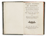 Torcia, Michele: Sbozzo politico di Europa nell’inverno del 1772 e 1773