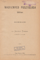 SZILÁGYI FARKAS: Nagy-Enyed pusztulása 1849-ben. Korrajz.
