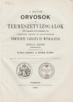 A MAGYAR ORVOSOK ÉS TERMÉSZETVIZSGÁLÓK