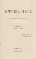 VAJDA EMIL: A szabadkőmüvesség.