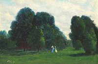 Molnár C. Pál (1894 - 1981): Szerelmesek találkozása
