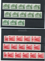 1964-66. Közlekedés, automata bélyegek, kis tétel , csíkokban...